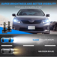 Ensemble d'ampoules LED pour projecteur VLAND 12V, ensemble de phares de voiture pour Toyota Corolla 2011 2012 2013