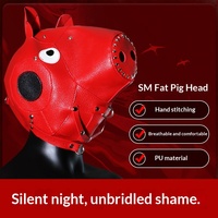 Best-seller SM Pig Hood, masque de privation sensorielle pour adultes, jeu de rôle BDSM et usage intime