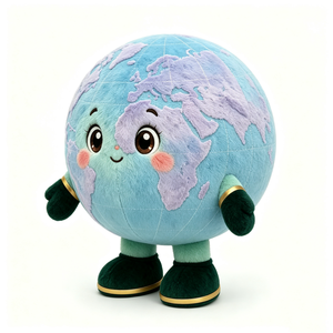 Peluche de la Tierra personalizado, Globo terráqueo de peluche, Peluche del planeta Tierra, Peluche de la Tierra - Product Image 3