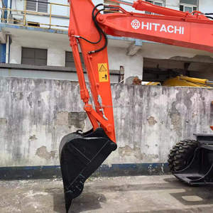 Excavatrice sur pneus Hitachi EX100WD d'occasion fabriquée au Japon à vendre Excavatrice sur pneus Hitachi 100 d'occasion en bon état - Product Image 6