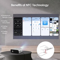 Proyectores LED 1080P Google TV al por Mayor Pantalla Grande OEM ODM con USB SD para el Hogar