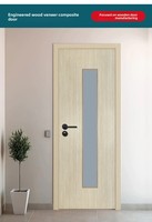Chambre à coucher minimaliste moderne, salle de bain, porte battante, porte en bois composite massif, porte de bureau, portes chinoises, portes commerciales