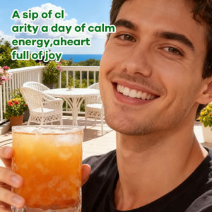 OEM с львиной гривой L-теанин для натурального здоровья кишечника с низким содержанием сахара персиковый манго йерба мате мгновенная пудра Удобная палочка - Product Image 6