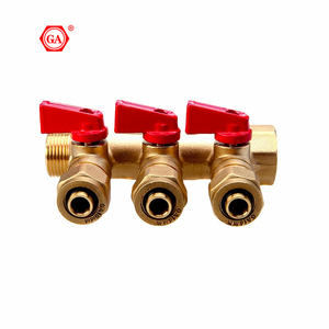 GA-3815マニホールドボールバルブ真ちゅう継手3/4M * 16*3/4F - Product Image 3