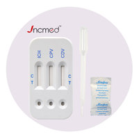 Kit de test rapide d'anticorps triples canins ICH/CPV/CDV pour le parvovirus, le virus de la maladie de Carré et le virus de l'hépatite infectieuse canine