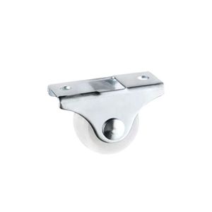 Ruedas giratorias de PP blanco de 1-3 pulgadas con vástago roscado y freno, ruedas de acero inoxidable y caucho para carros de muebles - Product Image 5