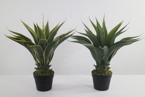 Planta Artificial de <span class=keywords><strong>Agave</strong></span> de Alta Calidad de 55 cm, Bonsái Artificial para Decoración de Jardín y Balcón - Product Image 6