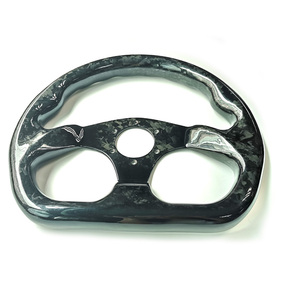 Volant de voiture en fibre de carbone personnalisé en usine, très demandé pour tous types de voitures de course - Product Image 2