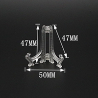 Présentoirs en plastique pour pièces de monnaie, cadres photo, collections d'art et assiettes décoratives