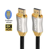 कारखाने गर्म बिक्री HDMI केबलों 8K V2.1 केबल थोक 8K 60Hz 4K 120Hz 3D एचडीआर 48Gbps HiFi HDCP HDMI 2.1 केबल