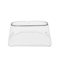 Seau à glace en acrylique blanc de 12 L, durable et personnalisable, pour fêtes, vente en gros