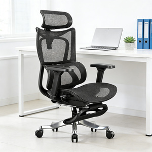 Офисное кресло 4D Move с подлокотниками из полиуретана, эргономичное, сетчатое, современное, поворотное, класса люкс, для офиса и переговорных комнат - Product Image 1