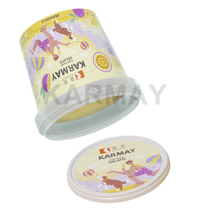 Bán Hàng Trực Tiếp Gelato Chậu Sữa Chua Nhựa <span class=keywords><strong>Container</strong></span> Thực Phẩm Cấp Chất Liệu 250Ml Vòng IML Đông Lạnh Tùy Chỉnh Nhựa Sữa Chua Bồn Tắm - Product Image 4