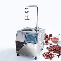 Machine à chocolat fondu multifonctionnelle de bureau avec double robinet et distribution par flux continu