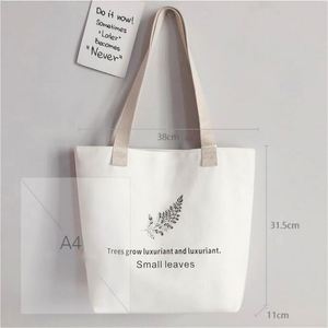 Lilalila Reusable Shopping Grocery Promotional Japanese Style Custom Boat Tote <b>Bag</b> with Custom Printed logo Heavy <b>Canvas</b> <b>Large</b> - Product Image 6