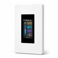 Interruptor de Luz Inteligente Lanbon L9 Estándar Estadounidense, 1 Grupo, 2 Vías, 3 Vías, Pantalla Táctil LCD, Compatible con Alexa y Google Home Assistant