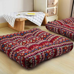 <span class=keywords><strong>Cuscino</strong></span> da pavimento bohémien trapuntato all'ingrosso <span class=keywords><strong>cuscino</strong></span> da <span class=keywords><strong>meditazione</strong></span> grande Mandala quadrato Boho Seat indiano Yoga marocchino <span class=keywords><strong>cuscino</strong></span> da pavimento - Product Image 2