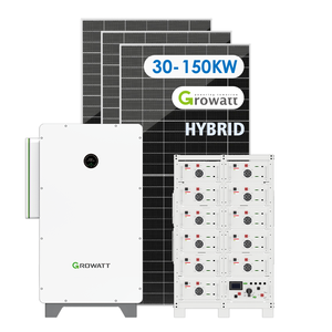 Système solaire hybride 50 kW sur réseau avec <span class=keywords><strong>stockage</strong></span> solaire, système solaire hybride tout-en-un 100 kW avec batterie au lithium pour ferme d'énergie solaire - Product Image 1