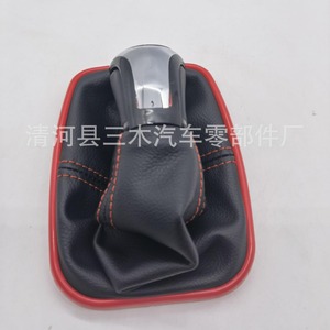 หัวเกียร์หนังรถยนต์ Vw แบบ Ergonomic พร้อมฝาครอบกันฝุ่น สำหรับ Mk4 Jetta Golf 4 Bora - Product Image 5