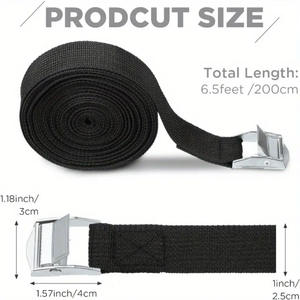 Sangle d'arrimage en nylon Wantu 25 mm avec boucle à cliquet en alliage de zinc pour le regroupement de marchandises - Product Image 3