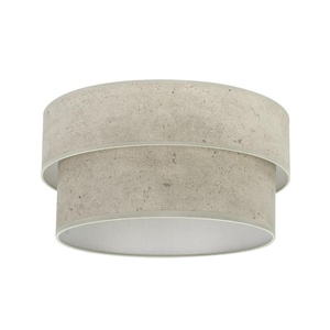 Lampada da Terra in Cemento Grigio per Soggiorno, Dimensioni 40x35x21 cm, Ideale per Illuminazione Decorativa e Stile Moderno. - Product Image 1