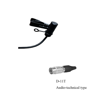 Micrófono de Solapa con Cable Negro, <span class=keywords><strong>Omnidireccional</strong></span>, <span class=keywords><strong>Cardioide</strong></span>, para Hablar, Micrófono de Cuello - Product Image 2
