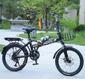 20 Inch <span class=keywords><strong>22</strong></span> Inch Gấp Xe Đạp Cho Người Lớn Và Sinh Viên Tốc Độ Biến Đổi Đầy Đủ Treo Ngã Ba Xe Đạp Leo Núi MTB Xe Đạp - Product Image 6