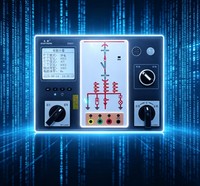Indicador de Estado Inteligente ES503 con Pantalla LCD Grande, Panel de Medición con Diagrama Simulado, Controlador de Tablero de Distribución RS485 Modbus EASTSONG