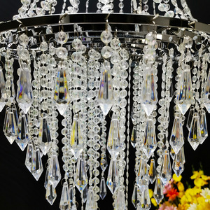 Lustre en perles de cristal acrylique Chengyi, 30 cm, pour la décoration de la scène de mariage - Product Image 2