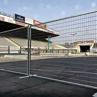 Clôture de chantier temporaire fiable YC, clôture de sécurité pour chantier de construction, clôture temporaire galvanisée antirouille