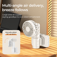 Mini ventilateur d'été portable et rechargeable par USB, petit ventilateur de refroidissement portable et à clipser