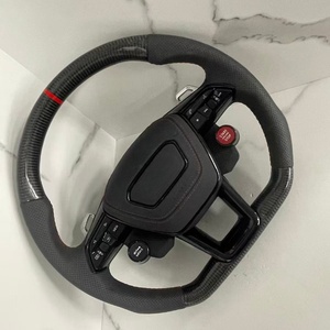 Volante Sportivo in Fibra di Carbonio per Audi A4/A4L/A5/<span class=keywords><strong>A6</strong></span>/A6L/A7/A8/A8L/R8/Q3/Q5/Q7/S3/S4 <span class=keywords><strong>2014</strong></span> - Product Image 6