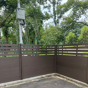 Châu Âu Dễ dàng cài đặt hiện đại nhựa hàng rào Panels giải phóng mặt bằng ngoài trời bên ngoài hàng rào Panels dây ngoài trời WPC hàng rào Bảng điều chỉnh - Product Image 4