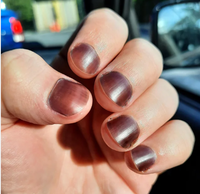 Vernis à ongles au henné vegan à base de plantes, fini mat, halal, rouge bordeaux, 10 ml, en pot de verre cosmétique