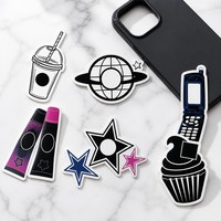Autocollants personnalisés de haute qualité, décoratifs, découpés individuellement, imperméables, résistants aux UV, amovibles, avec logo en carton, couleurs CMYK/Pantone pour