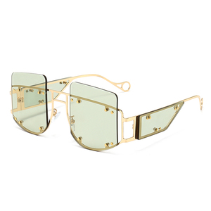 OEM Ladies <b>Sunglasses</b> Women Rivet Frame Glasses Luxury - Product Image 6