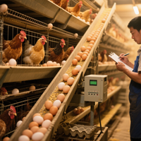 Cage à poulets entièrement automatique pour 100 000 oiseaux, cage à batterie de type H, équipement avicole avec système de collecte des œufs