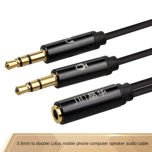 <span class=keywords><strong>สาย</strong></span>แยกหูฟังสำหรับคอมพิวเตอร์ 3.5 มม. ตัวเมีย เป็น 2 หัวแจ็ค 3.5 มม. ตัวผู้ สำหรับหูฟังและไมโครโฟน <span class=keywords><strong>สาย</strong></span>แยกเสียงแบบ Y - Product Image 2