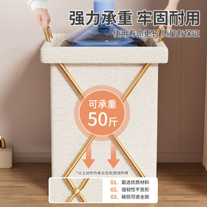 Cesto de Ropa Plegable Youna, Organizador de Almacenamiento Rectangular de Lona con Cajón Lateral para Uso en el Hogar, Dormitorio y Baño - Product Image 3