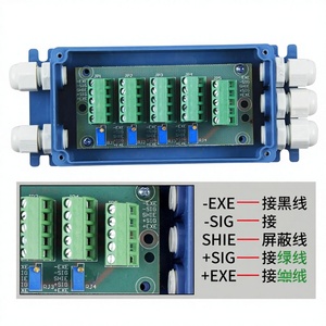 Caja de Conexiones de Acero Inoxidable y Plástico de 4 Canales para Célula de Carga, Convertidor Eléctrico Impermeable de Alta Calidad para Básculas - Product Image 3