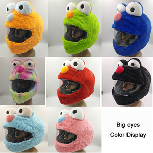 Diseño personalizado del comprador al por mayor <span class=keywords><strong>precio</strong></span> competitivo cubierta de casco de moto <span class=keywords><strong>cubiertas</strong></span> divertidas para cascos de motocicleta - Product Image 2