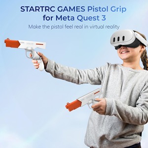 สำหรับชุดอุปกรณ์เสริมสำหรับการถ่ายภาพ <span class=keywords><strong>VR</strong></span> 3/3S |   ด้ามจับควบคุมปืนแบบโมดูลาร์ (แบบมีสาย) สำหรับปืนไรเฟิล ปืนพก ปืนกลจำลอง-ABS - Product Image 2