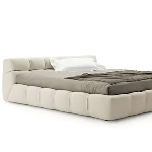 Cama king size luxuosa de design moderno, conjunto de móveis para quarto queen, cama king size clássica de luxo