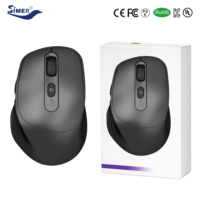 Souris IA Intelligente Mini Chat GPT 4000DPT Double Mode 2.4+BT Sans Fil Tactile et Vocale Recherche en un Clic