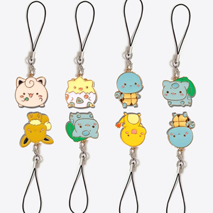 Thiết Kế Mới Điện Thoại Charms Keychain Tùy Chỉnh Phim Hoạt Hình Halloween Ma Kim Loại Men <span class=keywords><strong>Key</strong></span> Charms Đối Với Trang Trí - Product Image 4
