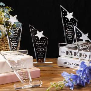 Trofeo Acrílico Creativo Transfronterizo, Premios de Cristal para Empleados de Reuniones Anuales, Medalla Conmemorativa de Vidrio, Medalla de Autorización - Product Image 1