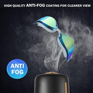 ワイドビュースイミングゴーグルプロフェッショナル防曇UVプロテクション漏れなし女性男性用スイムゴーグル - Product Image 4