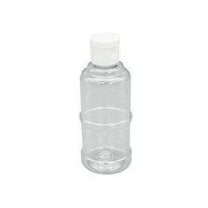 Clear Plastic <b>Bottle</b> 120ml <b>Flip</b> <b>Top</b> Cap Cylinder Shape For Personal Care Cosmetic Packaging Serum Dispensing - Product Image 5