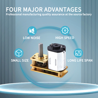 2.4V 5V 12V 24*12mm Düz Dişli Redüktörlü Motor Düşük Sıcaklığa Dayanıklı -40 ° Akıllı Elektronik Kilit için C DC Dişli Motor