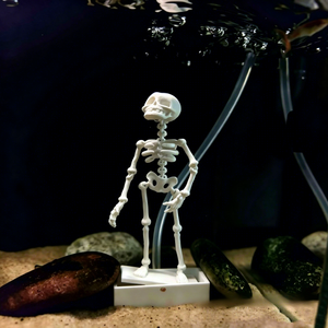 Jinccai Nuevo Producto Transfronterizo: Burbujeador de Acuario con Esqueleto Bailarín, Arte Moderno, Impresión 3D de PLA para Adornos Personalizables - Product Image 1